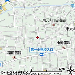東京都国分寺市東元町1丁目35-5周辺の地図