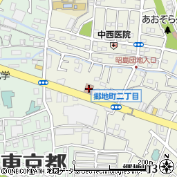 昭島郷地郵便局周辺の地図