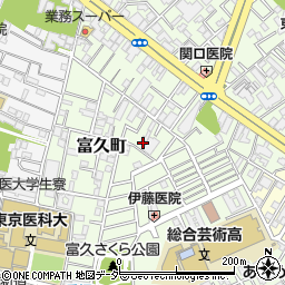 東京都新宿区富久町38-7周辺の地図