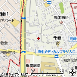 武蔵台3丁目 木村宅アキッパ駐車場周辺の地図