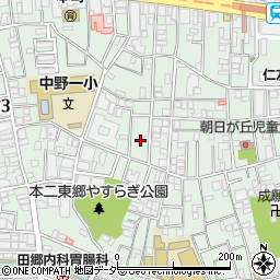 東京都中野区本町2丁目37周辺の地図