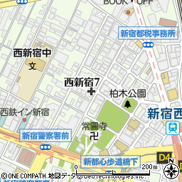 セードル新宿ハイツ周辺の地図