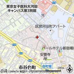 東京都新宿区住吉町15-27周辺の地図