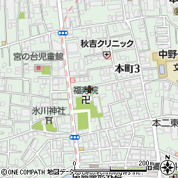 中野本町ありがとうの家周辺の地図