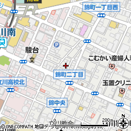 東京新聞　立川専売店周辺の地図