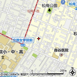 日本聖公会東京教区　聖マーガレット教会牧師館周辺の地図