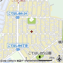 千葉県千葉市花見川区こてはし台6丁目22周辺の地図