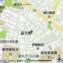 東京都新宿区富久町38-9周辺の地図