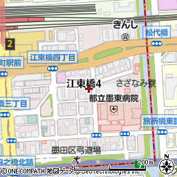 スギ薬局　江東橋店周辺の地図