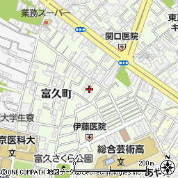 東京都新宿区富久町38周辺の地図