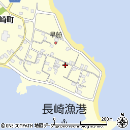 千葉県銚子市長崎町周辺の地図