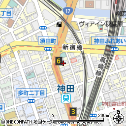 三鬼商事株式会社　神田支店周辺の地図
