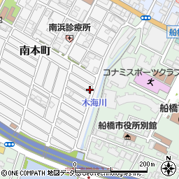 千葉県船橋市南本町38-5周辺の地図