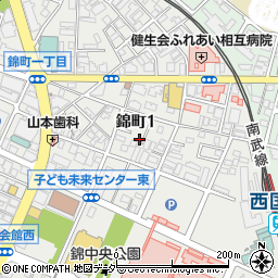 〒190-0022 東京都立川市錦町の地図