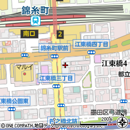 ＧＳパーク錦糸町駐車場周辺の地図