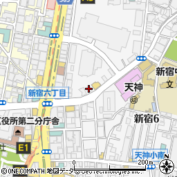 ユニオン新宿ビル周辺の地図