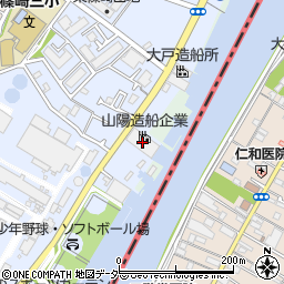 山陽造船企業周辺の地図
