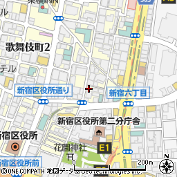 エコロパーク歌舞伎町第６駐車場周辺の地図