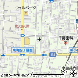東京都小金井市東町4丁目11-13周辺の地図