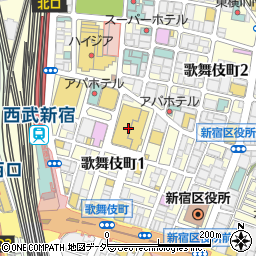 SAKURA 歌舞伎町店周辺の地図