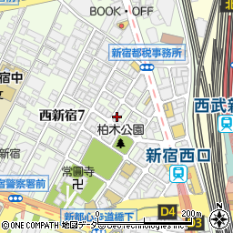 音楽館新宿西口音楽館周辺の地図