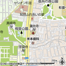 大学生協会館周辺の地図