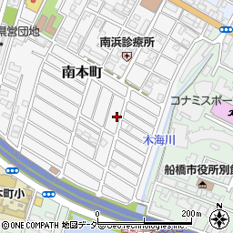 千葉県船橋市南本町36-5周辺の地図