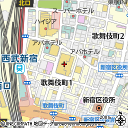 東京寿司 ITAMAE SUSHI新宿東宝ビル店周辺の地図