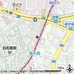 東京都中野区本町1丁目13周辺の地図