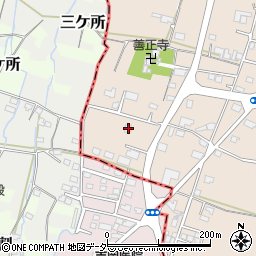 山梨県甲州市塩山下塩後374周辺の地図