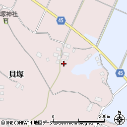 千葉県匝瑳市貝塚631周辺の地図
