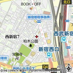 エコロパーク西新宿第３駐車場周辺の地図