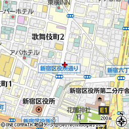 株式会社ピア新宿周辺の地図