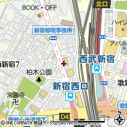 やきにく亭 六歌仙 新宿西口 2号店周辺の地図
