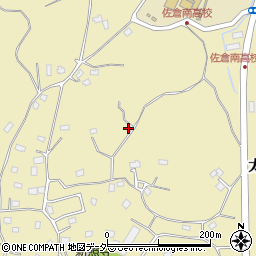 千葉県佐倉市太田1677周辺の地図