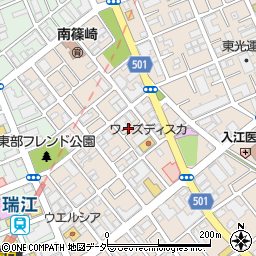 東京都江戸川区南篠崎町3丁目21-9周辺の地図