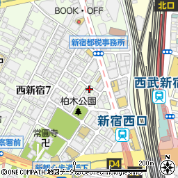 本格シュラスコ＆新鮮お野菜食べ放題 NIKU ROCK 2969 新宿西口店周辺の地図