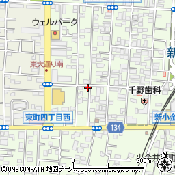 東京都小金井市東町4丁目11-12周辺の地図