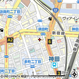 東京都千代田区神田須田町1丁目14周辺の地図
