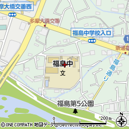 昭島市立福島中学校周辺の地図