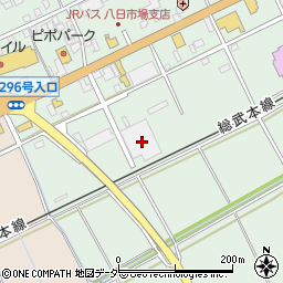 千葉県匝瑳市八日市場イ709周辺の地図