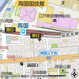 小次郎 両国店周辺の地図