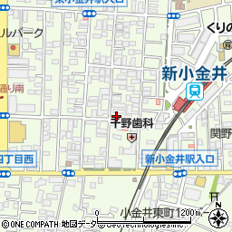 東京都小金井市東町4丁目20-4周辺の地図