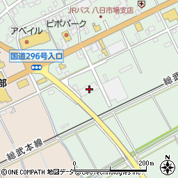 千葉県匝瑳市八日市場イ718周辺の地図