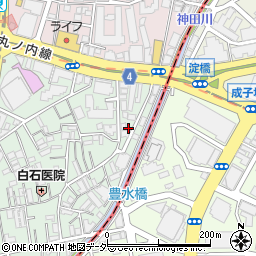 東京都中野区本町1丁目14-20周辺の地図