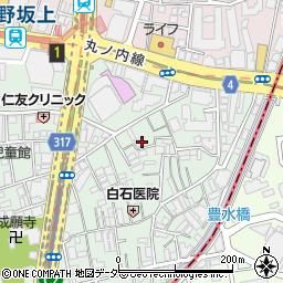 トップヒル新宿周辺の地図