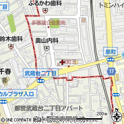 光進工業株式会社　西東京営業所周辺の地図
