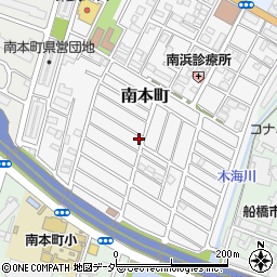 千葉県船橋市南本町27-1周辺の地図