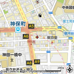 炭焼ハンバーグ＆ステーキアルカサール 神保町店周辺の地図