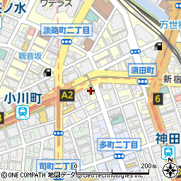 西武信用金庫神田支店周辺の地図